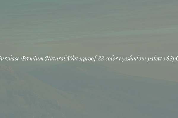 Purchase Premium Natural Waterproof 88 color eyeshadow palette 88p02