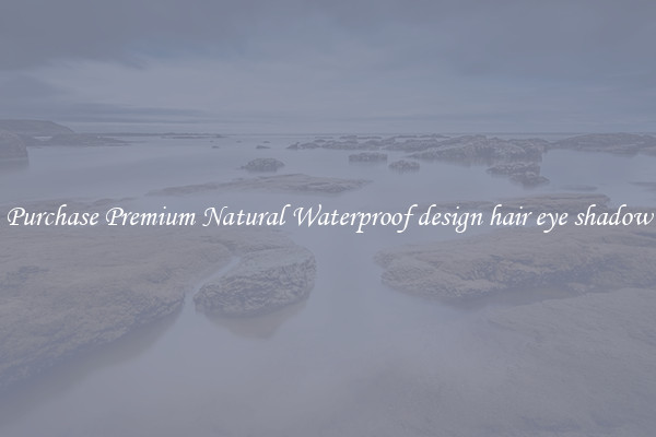 Purchase Premium Natural Waterproof design hair eye shadow