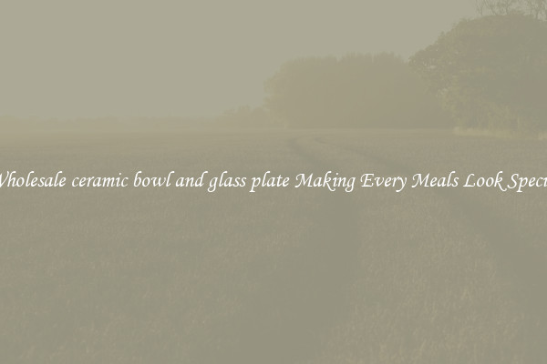 Wholesale ceramic bowl and glass plate Making Every Meals Look Special
