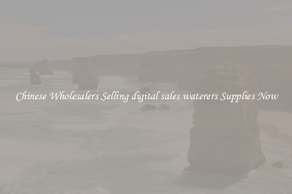 Chinese Wholesalers Selling digital sales waterers Supplies Now